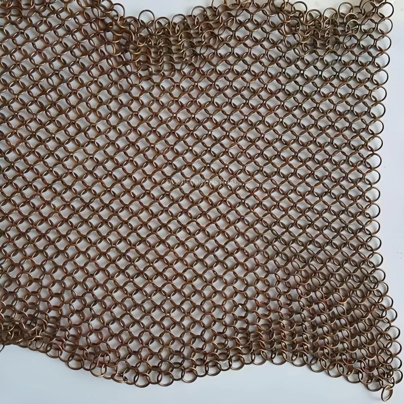 Innovative Stainless Steel Decorative Ring Curtain Mesh